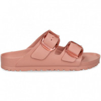 Sandalia 2 Hebillas Grandes Goma Rosa  BIRKENSTOCK