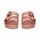 SANDALIA 2 HEBILLAS GRANDES GOMA ROSA