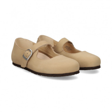 BAILARINA NOBUCK BEIGE