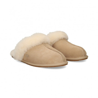 PANTUFLA PELO ANTE BEIGE