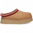 Zueco Plat. ante Cuero  UGG