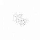 TEKA MWE255FI Microondas Integrable Inox