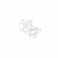 TEKA MWE255FI Microondas Integrable Inox