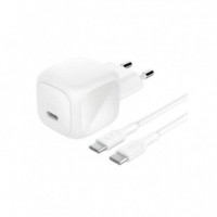 BELKIN Cargador Carga Rápida 45W + Cable Usb-c To Usb-c 1 Metro Blanco (WCA013KQ1MWH-B6)
