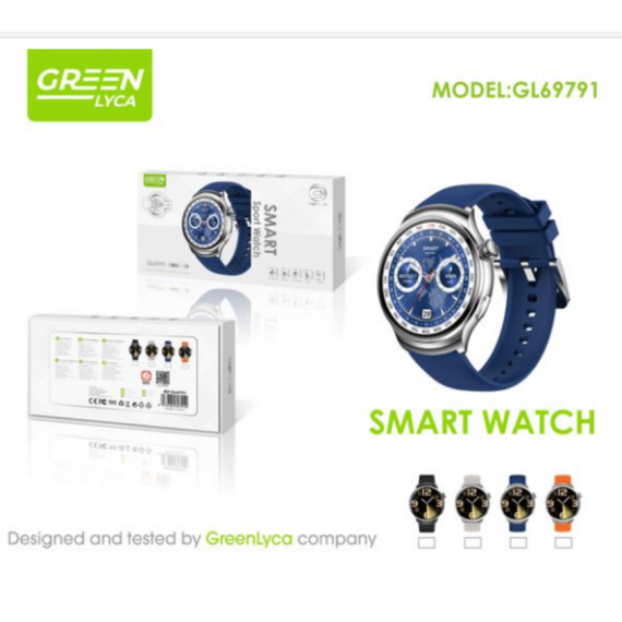 Smartwatch Inteligente GREEN LYCA 1.52 Pulgadas 360 Resolución 64 Mb 200 Mah Gris GL69791