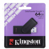Pendrive KINGSTON Datatraveler Exodia USB Tipo-a USB 3.2 64GB Negro Naranja DTX/64GB