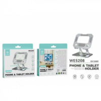 Soporte Universal IKREA 360 Rotación para Móvil y Tablet 4-12.9 Plata WE5208