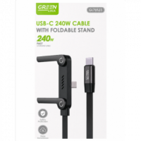 Cable con Soporte Plegable Greenlyca Usb-c 240W 120CM GL70523  GREEN LYCA