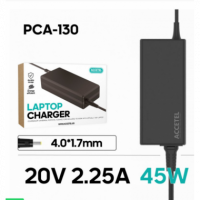 Cargador Portátil ACCETEL para Lenovo 20V 2.25A 4.0*1.7MM 45W PCA-130