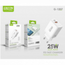 Cargador Ultra Rápido GREEN LYCA Pd con 1 Puerto Usb-c 25W 3.0 Soporte de Voltaje G-1207