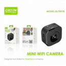 Cámara Mini de Seguridad Inalámbrica Wifi Greenlyca 1080P 150MAH 360 Grados para Ajustar el ángulo GL70978  GREEN LYCA