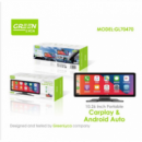 Pantalla Portátil Greenlyca Carplay Android Auto 10.26 Pulgadas 12-24V 128GB Usb-c GL70470  GREEN LYCA