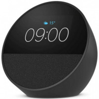Altavoz Inteligente AMAZON Echo Spot 2024 con Pantalla Táctil Negro