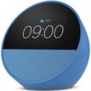 Altavoz Inteligente AMAZON Echo Spot 2024 con Alexa y Pantalla, Azul