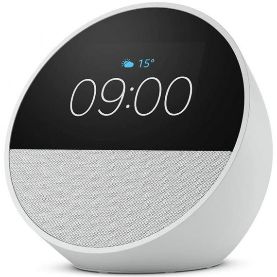 Altavoz Inteligente AMAZON Echo Spot 2024 con Pantalla Blanco