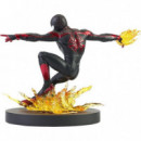 Figura Miles Morales Spiderman PS5 18 Cm Gallery Comic Marvel  DIAMOND SELECT TOYS