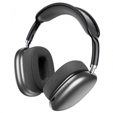 Auriculares Bluetooth Hoco ESD15 Cool Shadow con Ranura MicroSD Gris Espacial