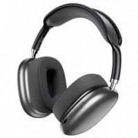 Auriculares Bluetooth Hoco ESD15 Cool Shadow con Ranura MicroSD Gris Espacial