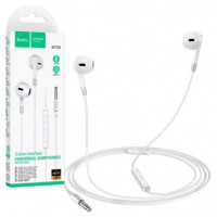 Auriculares Hoco M109 con Micrófono y Jack 3.5mm Blanco