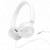 JBL Tune 530 Auriculares con Cable Jack 3.5 mm, Blanco