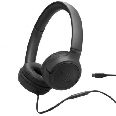 Auriculares JBL Tune 530C con Cable USB-C, Negro