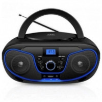Radio CD Daewoo DW3012 con Bluetooth, USB y Ecualizador