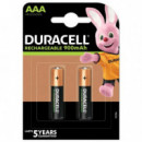 Pilas Recargables DURACELL R3 Aaa 900 Mah (pack de 2 Unidades)