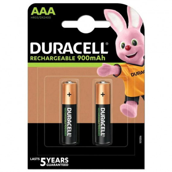 Pilas Recargables DURACELL R3 Aaa 900 Mah (pack de 2 Unidades)
