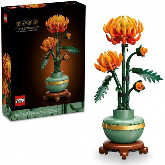 LEGO 10368 Chrysanthemum Set Botánico para Adultos