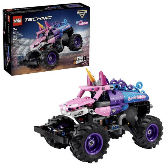 LEGO Technic Monster Jam Sparkle Smash 42220 Camión de Carga Manual