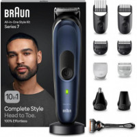 Recortadora BRAUN MGK7410 Kit 10 en 1 para Barba, Cabello y Cuerpo