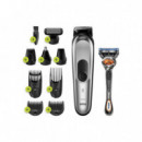 Recortadora de Barba y Cabello BRAUN BT7220 Recargable de Litio con Set de Accesorios