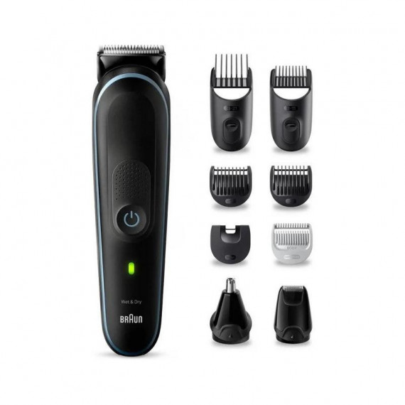 Recortadora BRAUN MGK5411 Kit 9 en 1 Recargable Wet & Dry