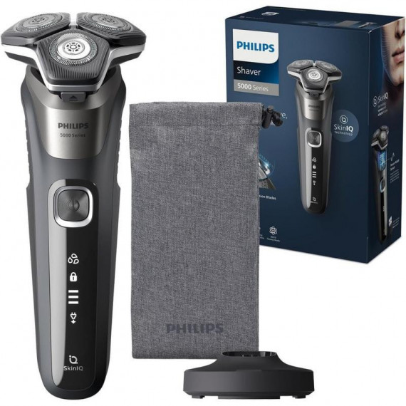 Afeitadora PHILIPS S5887/10 S5000 Cabezales Giratorios 360º Wet & Dry