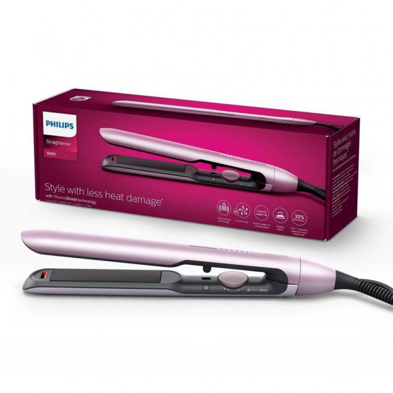 Alisador de Pelo PHILIPS BHS530/00 Thermoshield 230º con Display Digital