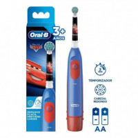 Cepillo de Dientes Eléctrico Infantil BRAUN Oral-b Disney Cars (DB5.510.1K) a Pilas