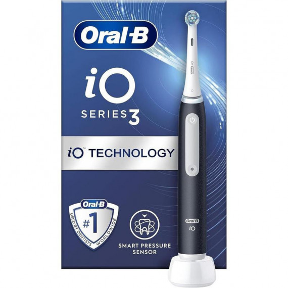 Cepillo Eléctrico BRAUN Oral-b Io 3 Matt Black con Estuche de Viaje (IOG3.1B6.2K)