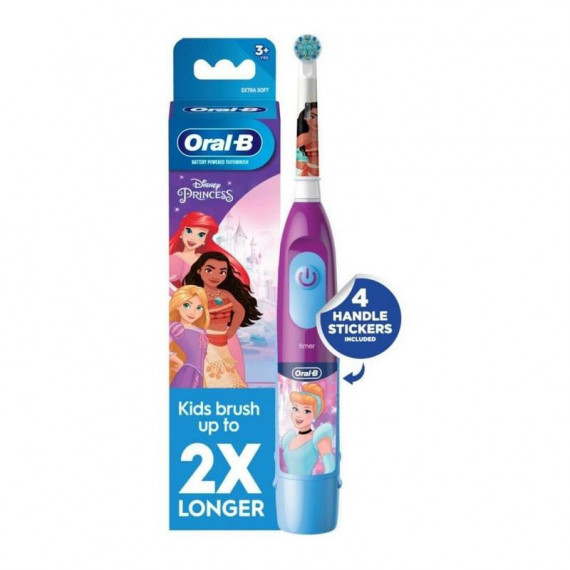 Cepillo de Dientes Eléctrico BRAUN Oral-b Infantil Princesas Disney a Pilas DB5.510.1K