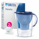 Jarra Filtrante BRITA Marella 2,4 L con 2 Filtros Maxtra Pro Azul
