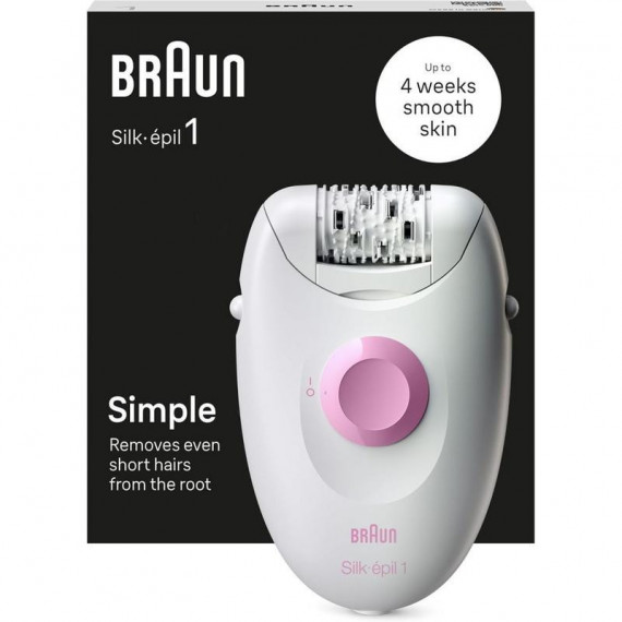 Depiladora Eléctrica BRAUN Silk-épil 1 SE1-010 con Cable