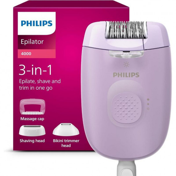 Depiladora PHILIPS BRE257/00 Serie 4000 para Cuerpo y Bikini