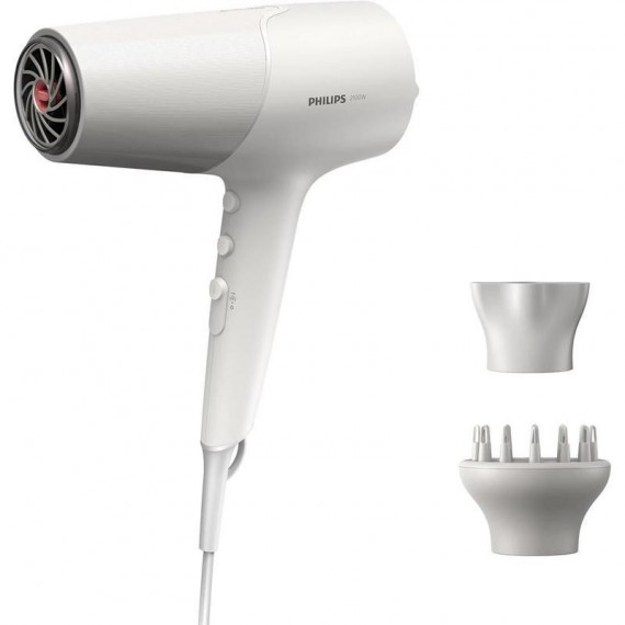Secador de Pelo PHILIPS BHD501/20 2100W con Difusor Blanco