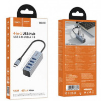 Adaptador HOCO HB1C Usb-c a 4 Puertos USB 3.0
