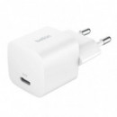 Cargador Belkin Carga Rápida USB-C 25W Blanco (WCA012KQWH)