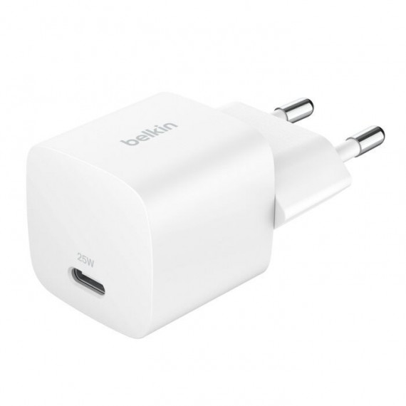 Cargador Belkin Carga Rápida USB-C 25W Blanco (WCA012KQWH)
