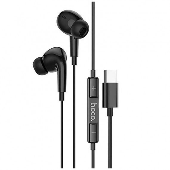 Auriculares HOCO M101 Pro Crystal Sound Usb-c con Micrófono Negro