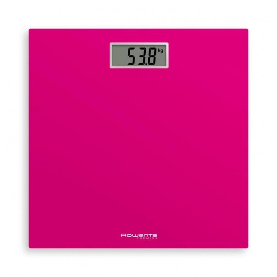 Báscula de Baño ROWENTA Premiss BS1403V0 Extraplana Fucsia 150KG