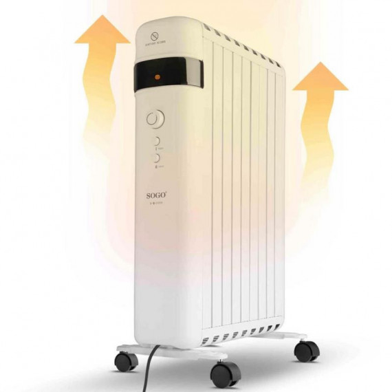 Calefactor Convector SOGO CAL-SS-18485 sin Aceite 2000W