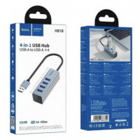 Adaptador USB HOCO HB1B USB a 4 Puertos USB 3.0