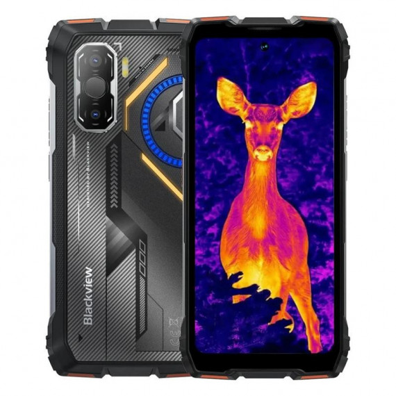 BLACKVIEW Rock 3 6.78" 8GB 256GB Cámara Térmica Linterna Naranja